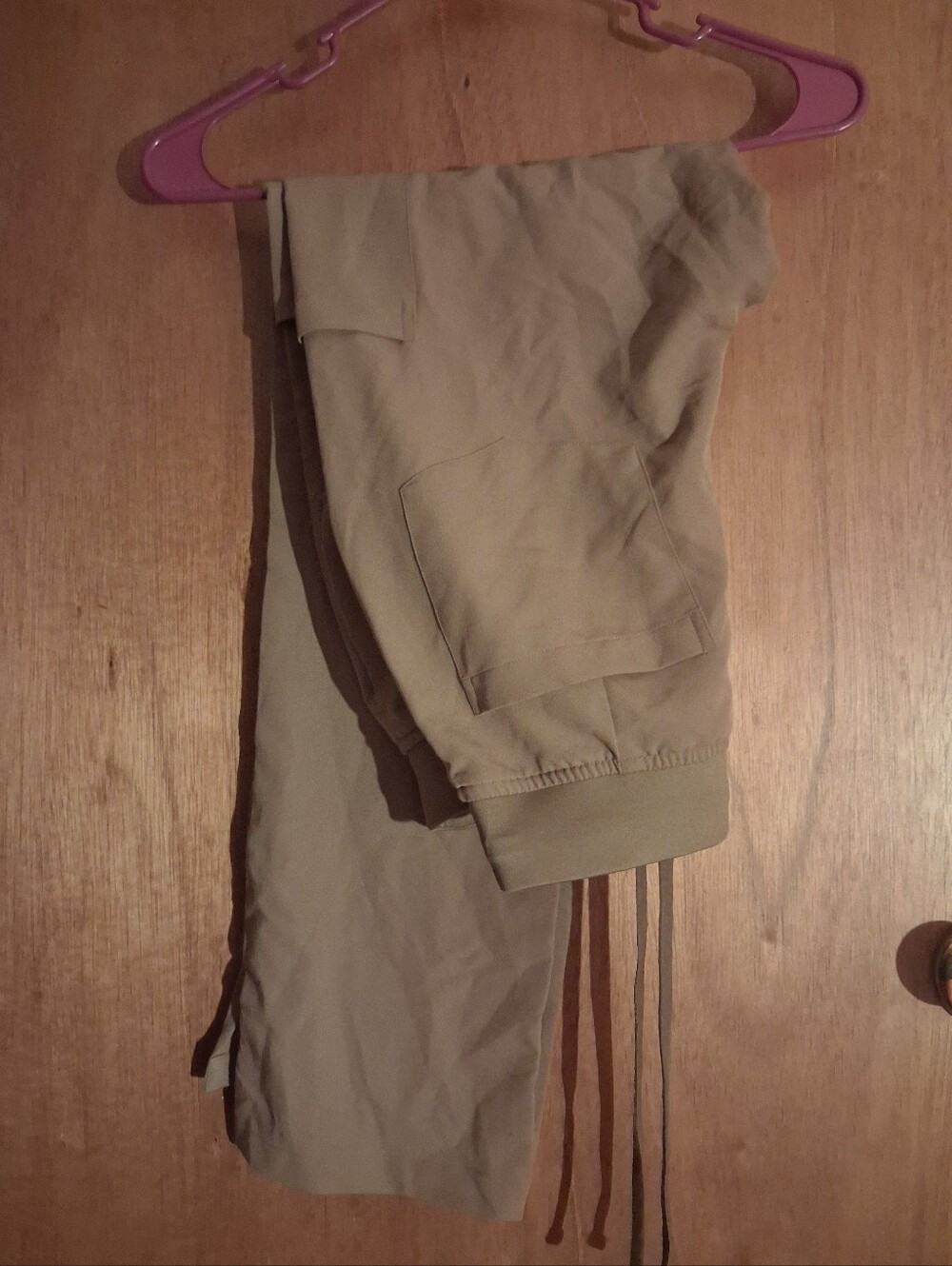 Mandala Mocha Brown Drawstring Cargo Pants